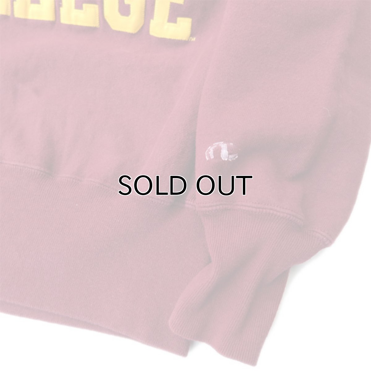 画像5: 1990's Champion REVERSE WEAVE Sweat Shirt  "BOSTON COLLEGE"　color : BURGUNDY　size 表記MEDIUM (5)