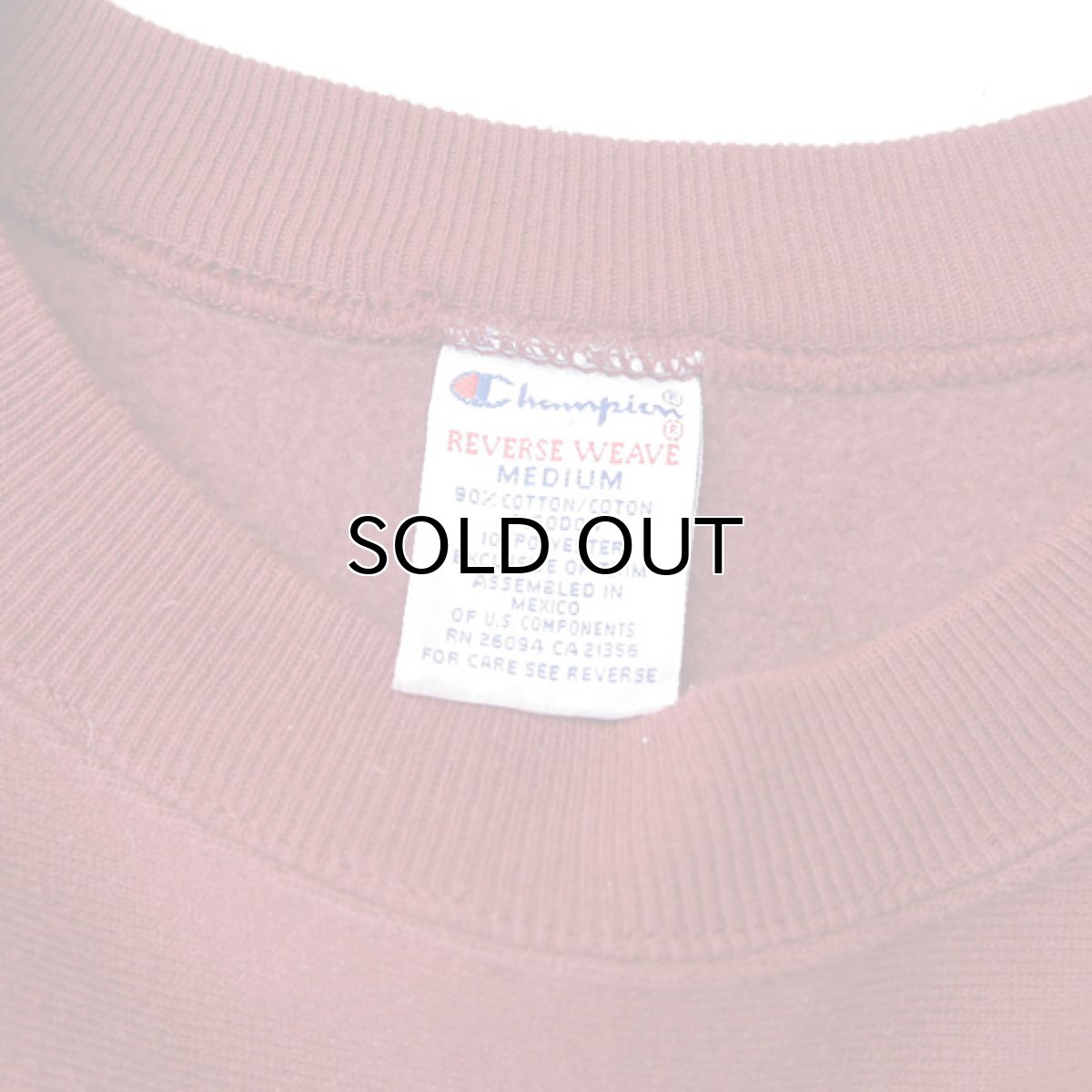 画像6: 1990's Champion REVERSE WEAVE Sweat Shirt  "BOSTON COLLEGE"　color : BURGUNDY　size 表記MEDIUM (6)