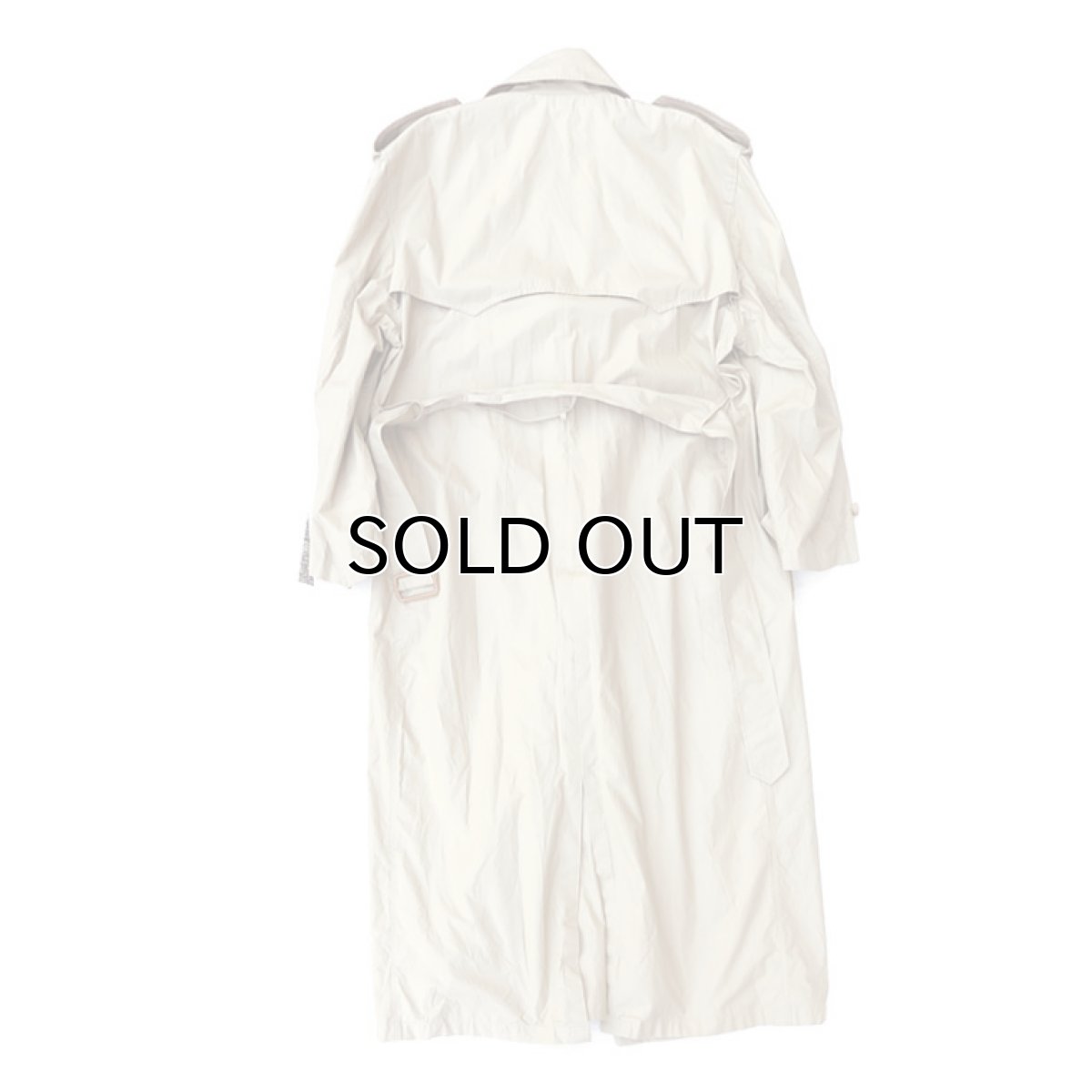 画像3: 1990's Ralph Lauren Typewriter Cotton Trench Coat　color : BEIGE　size M-L 表記10 (3)