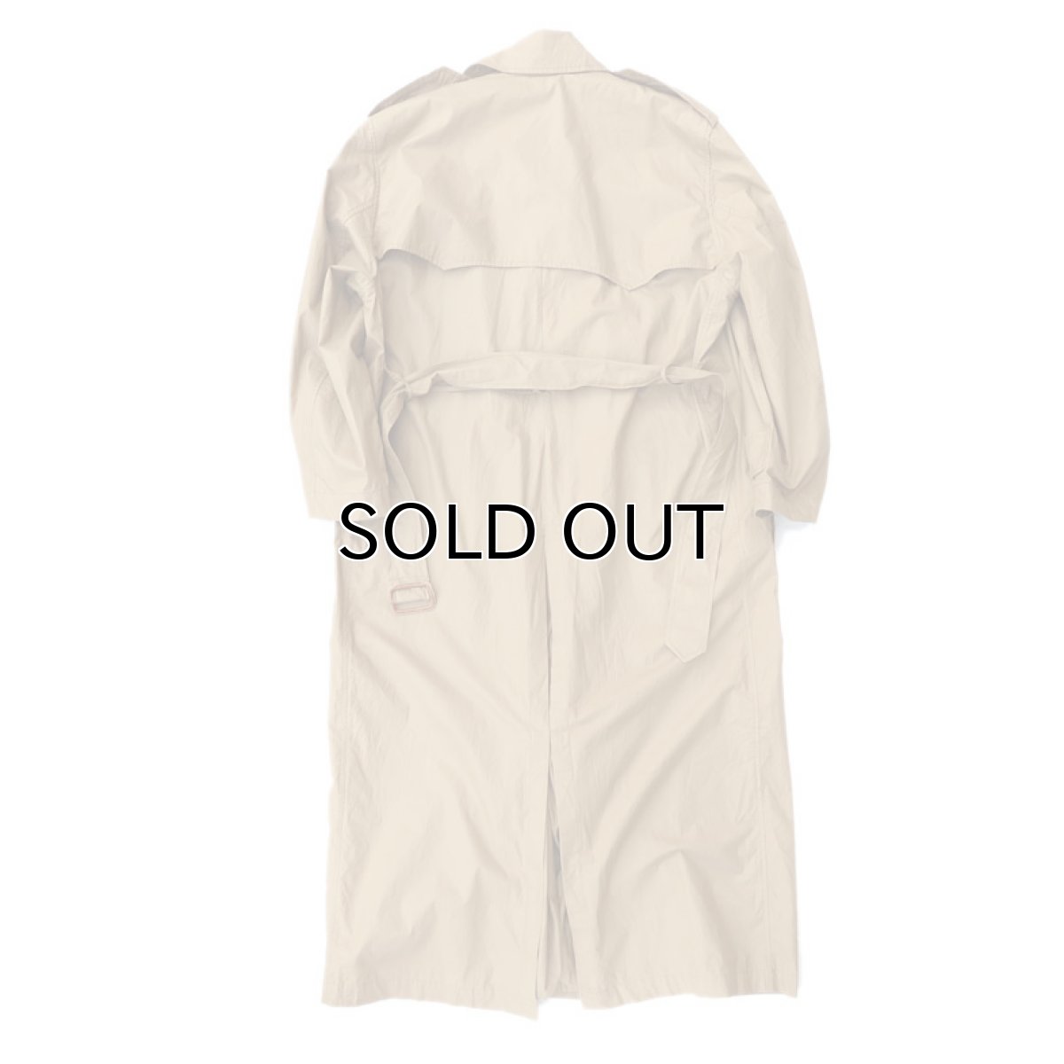 画像3: 1990's Ralph Lauren Typewriter Cotton Trench Coat　color : LIGHT BROWN　size MEDIUM 表記10 (3)