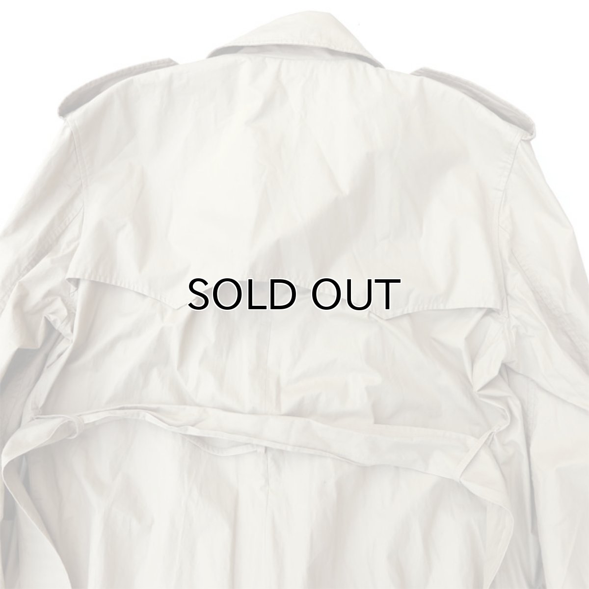 画像6: 1990's Ralph Lauren Typewriter Cotton Trench Coat　color : BEIGE　size M-L 表記10 (6)