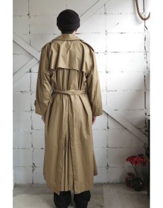 画像10: 1990's Ralph Lauren Typewriter Cotton Trench Coat　color : LIGHT BROWN　size MEDIUM 表記10 (10)