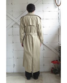 画像11: 1990's Ralph Lauren Typewriter Cotton Trench Coat　color : BEIGE　size M-L 表記10 (11)