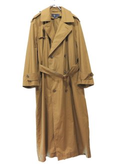 画像1: 1990's Ralph Lauren Typewriter Cotton Trench Coat　color : LIGHT BROWN　size MEDIUM 表記10 (1)