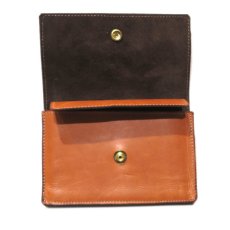 画像4: "JUTTA NEUMANN" Leather Wallet "Waiter's Wallet"  -MEDIUM SIZE-　color : Caramel / Dark Brown (4)