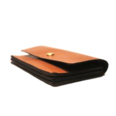 画像3: "JUTTA NEUMANN" Leather Wallet "Waiter's Wallet"  -MEDIUM SIZE-　color : Caramel / Dark Brown (3)