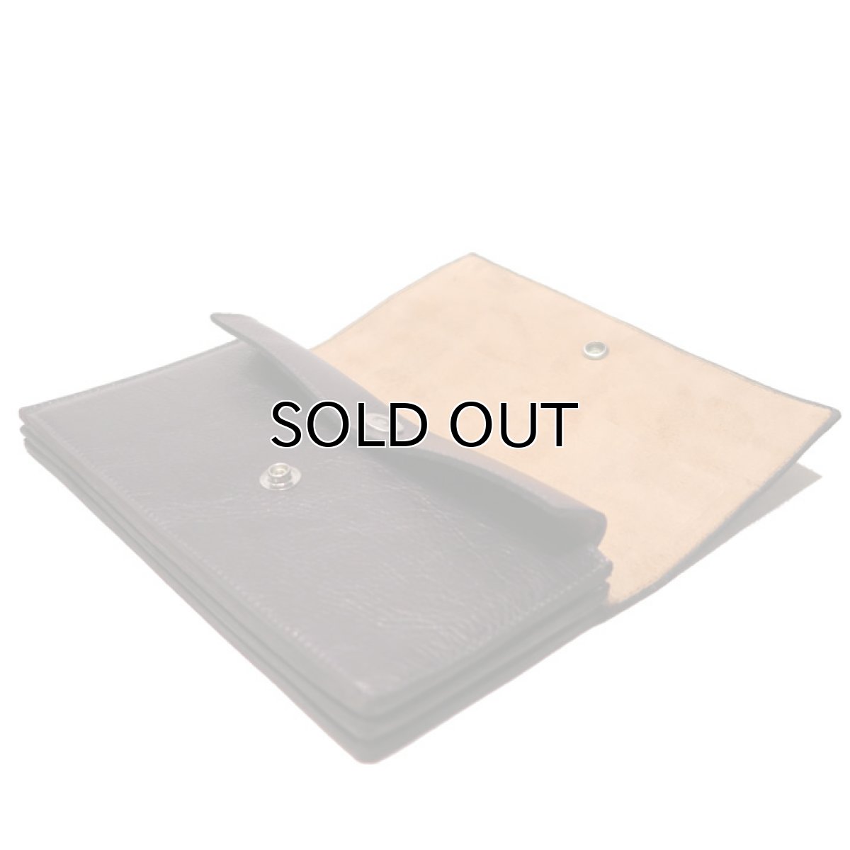 画像5: "JUTTA NEUMANN" Leather Wallet "Waiter's Wallet" -長財布-　color : Purple / Light Brown  (5)