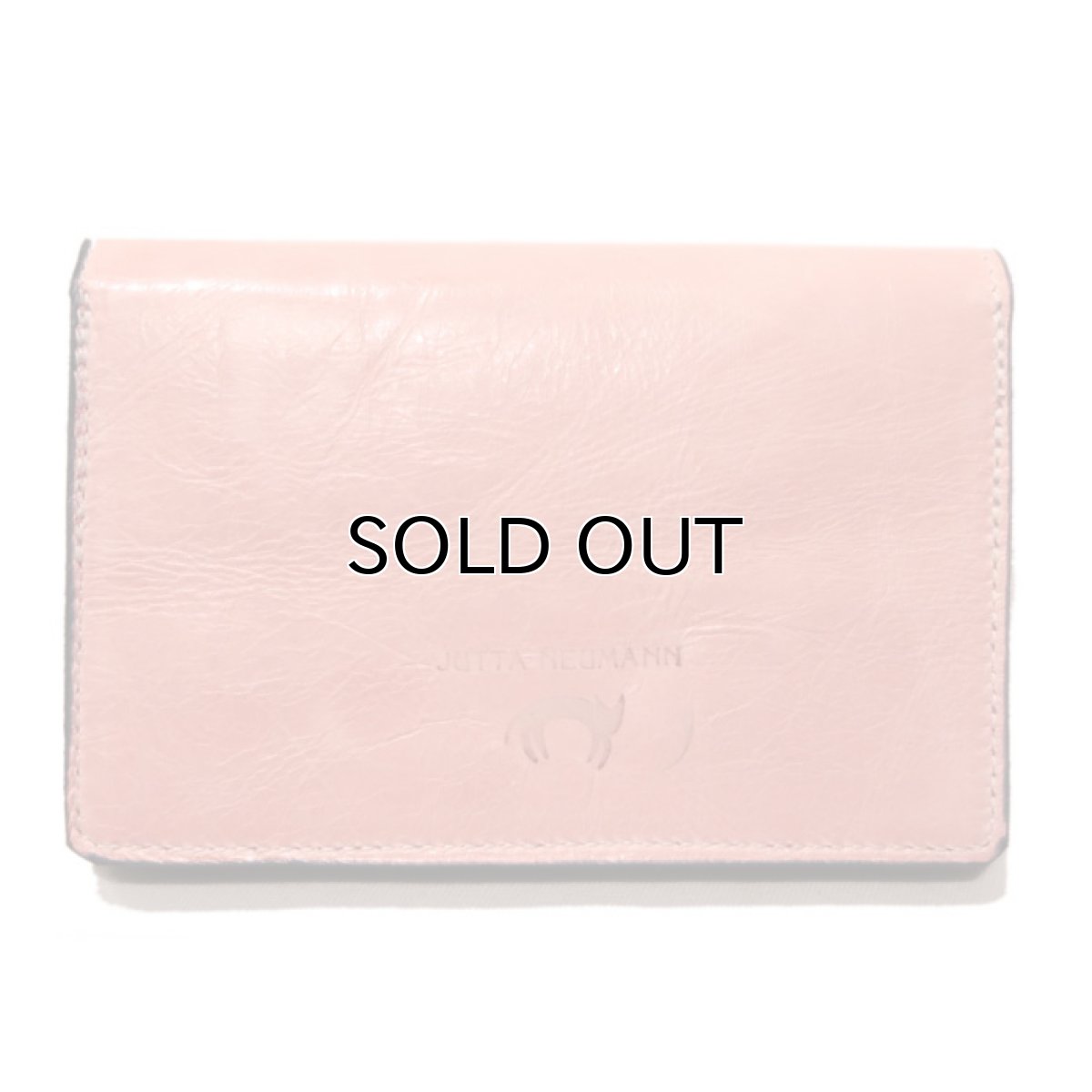 画像2: "JUTTA NEUMANN" Leather Wallet "Waiter's Wallet"  -MEDIUM SIZE- color : Coral / Pink (2)