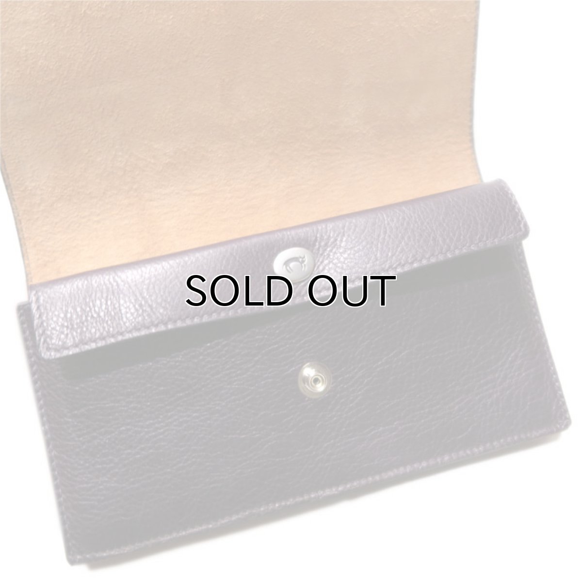 画像9: "JUTTA NEUMANN" Leather Wallet "Waiter's Wallet" -長財布-　color : Purple / Light Brown  (9)