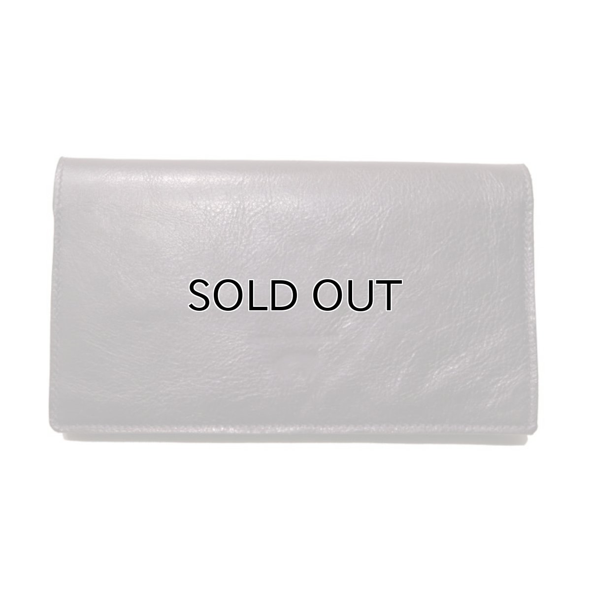 画像2: "JUTTA NEUMANN" Leather Wallet "Waiter's Wallet" -長財布-　color : Purple / Light Brown  (2)