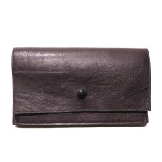 画像1: "JUTTA NEUMANN" Leather Wallet "Waiter's Wallet" -長財布-　color : Purple / Light Brown  (1)