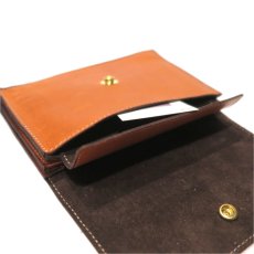 画像8: "JUTTA NEUMANN" Leather Wallet "Waiter's Wallet"  -MEDIUM SIZE-　color : Caramel / Dark Brown (8)