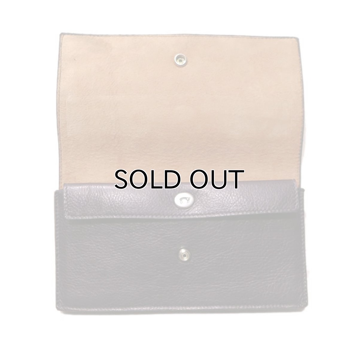 画像4: "JUTTA NEUMANN" Leather Wallet "Waiter's Wallet" -長財布-　color : Purple / Light Brown  (4)