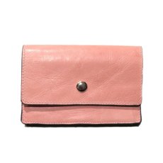 画像1: "JUTTA NEUMANN" Leather Wallet "Waiter's Wallet"  -MEDIUM SIZE-　color : Coral / Pink (1)