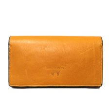 画像3: "JUTTA NEUMANN" Leather Wallet "Waiter's Wallet" -長財布-　color : Mustard / Pink (3)