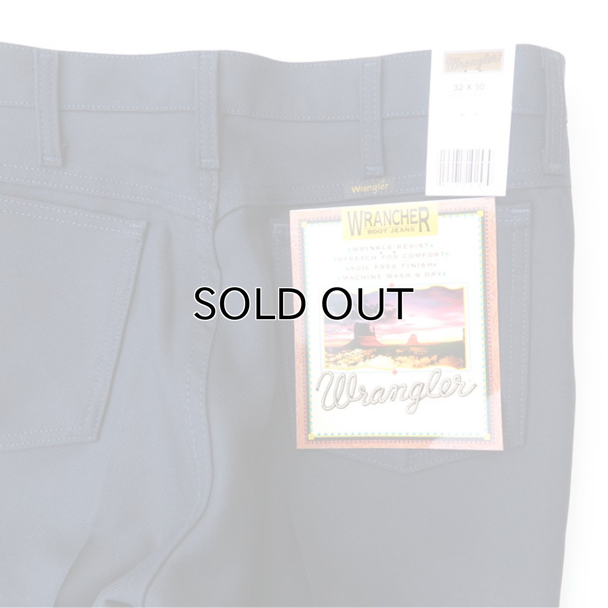 画像9: Wrangler "WRANCHER DRESS JEANS"  Boot Cut Pants NAVY (9)