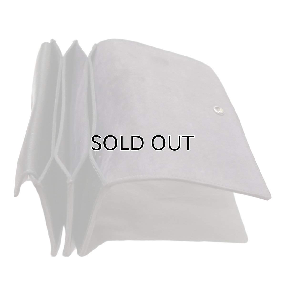 画像7: "JUTTA NEUMANN" Leather Wallet "Waiter's Wallet" -長財布-　color : Black / Charcoal (7)