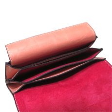 画像7: "JUTTA NEUMANN" Leather Wallet "Waiter's Wallet"  -MEDIUM SIZE-　color : Coral / Pink (7)