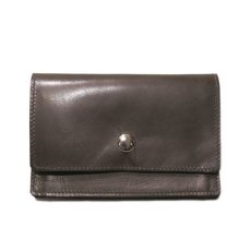 画像1: "JUTTA NEUMANN" Leather Wallet "Waiter's Wallet"  -MEDIUM SIZE-　color : Olive / Lime (1)