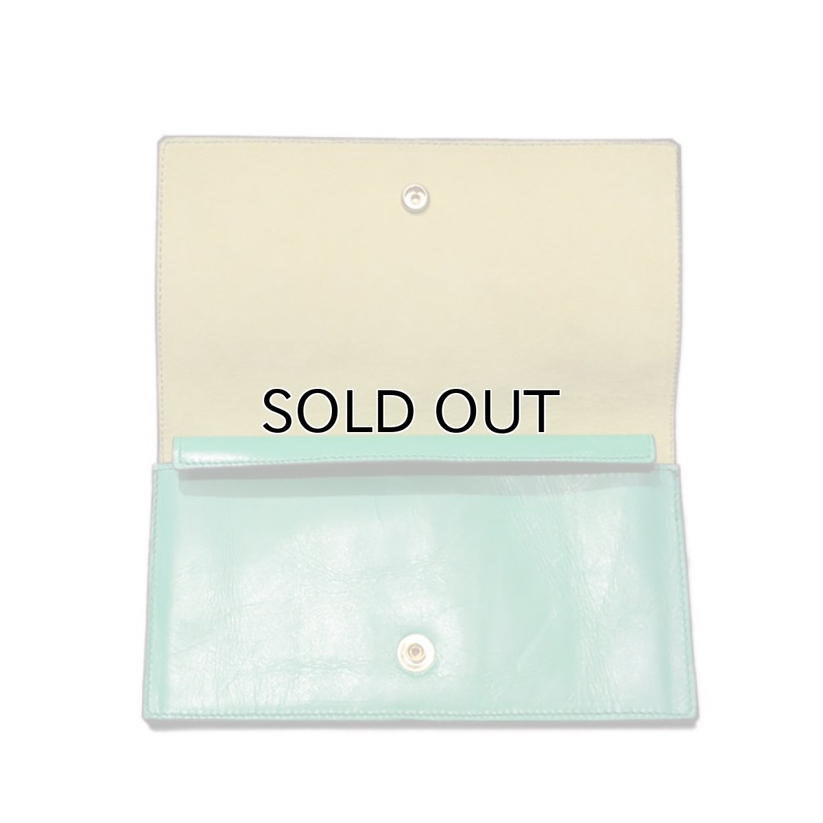 画像6: "JUTTA NEUMANN" Leather Wallet "Waiter's Wallet" -長財布-　color : Kelly Green / Yellow (6)