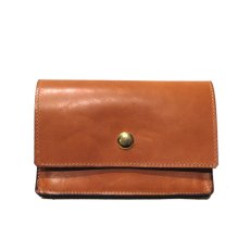 画像1: "JUTTA NEUMANN" Leather Wallet "Waiter's Wallet"  -MEDIUM SIZE-　color : Caramel / Dark Brown (1)