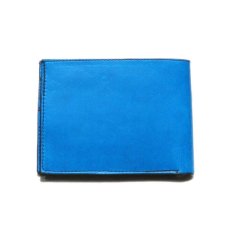 画像3: "JUTTA NEUMANN" Leather Wallet with Change Purse -二つ折り財布-　color : Turquoise / Purple (3)