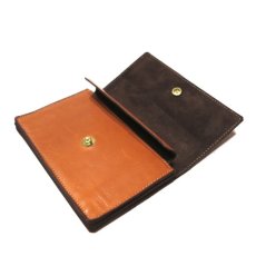 画像5: "JUTTA NEUMANN" Leather Wallet "Waiter's Wallet"  -MEDIUM SIZE-　color : Caramel / Dark Brown (5)