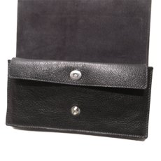 画像10: "JUTTA NEUMANN" Leather Wallet "Waiter's Wallet" -長財布-　color : Black / Charcoal (10)
