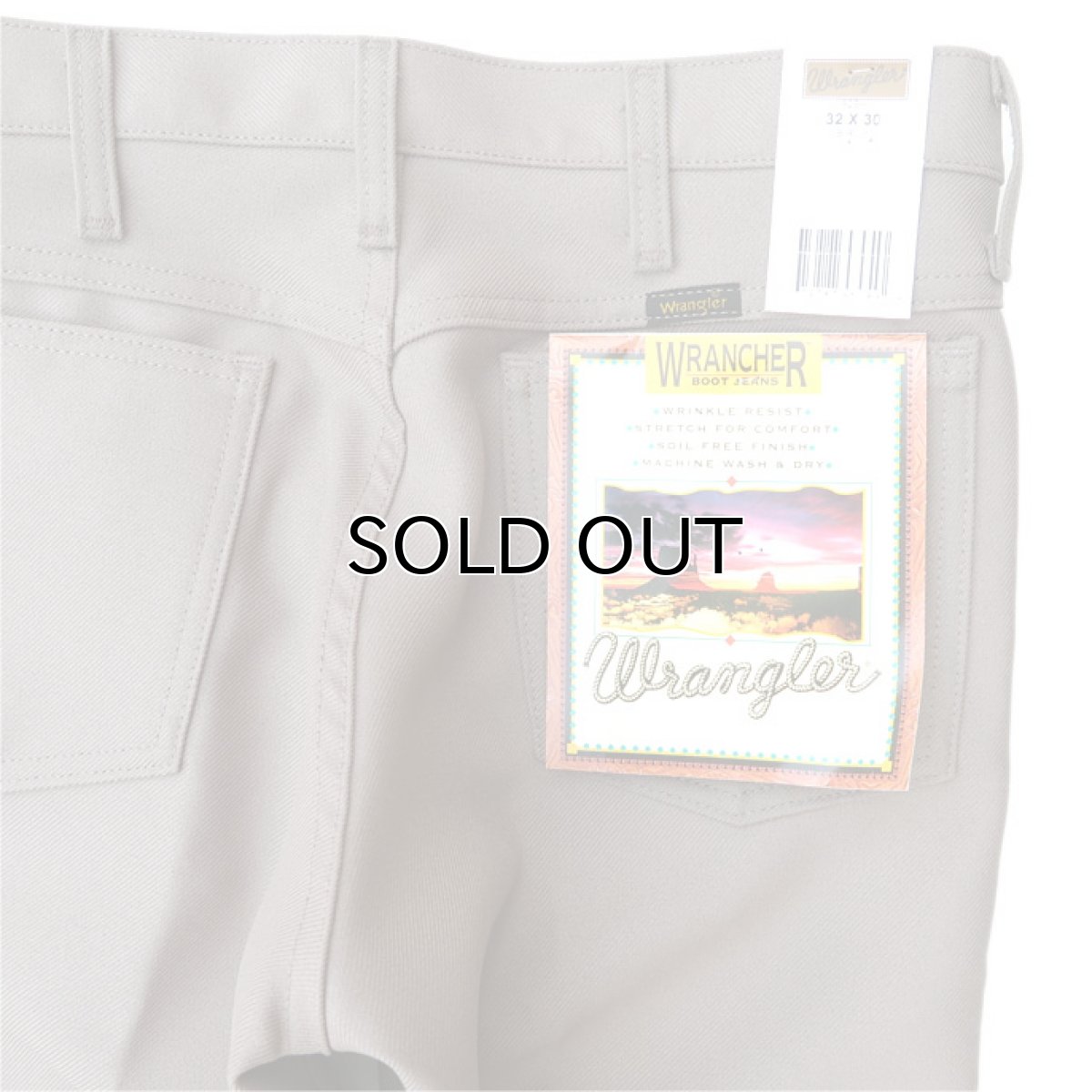 画像8: Wrangler "WRANCHER DRESS JEANS"  Boot Cut Pants　BIRCH　W 29~40 INCH (8)