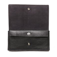 画像5: "JUTTA NEUMANN" Leather Wallet "Waiter's Wallet" -長財布-　color : Black / Charcoal (5)