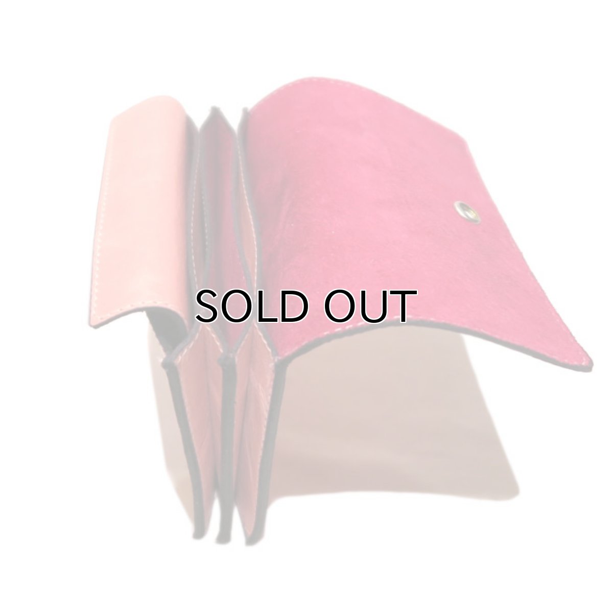 画像6: "JUTTA NEUMANN" Leather Wallet "Waiter's Wallet"  -MEDIUM SIZE- color : Coral / Pink (6)