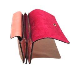 画像6: "JUTTA NEUMANN" Leather Wallet "Waiter's Wallet"  -MEDIUM SIZE-　color : Coral / Pink (6)