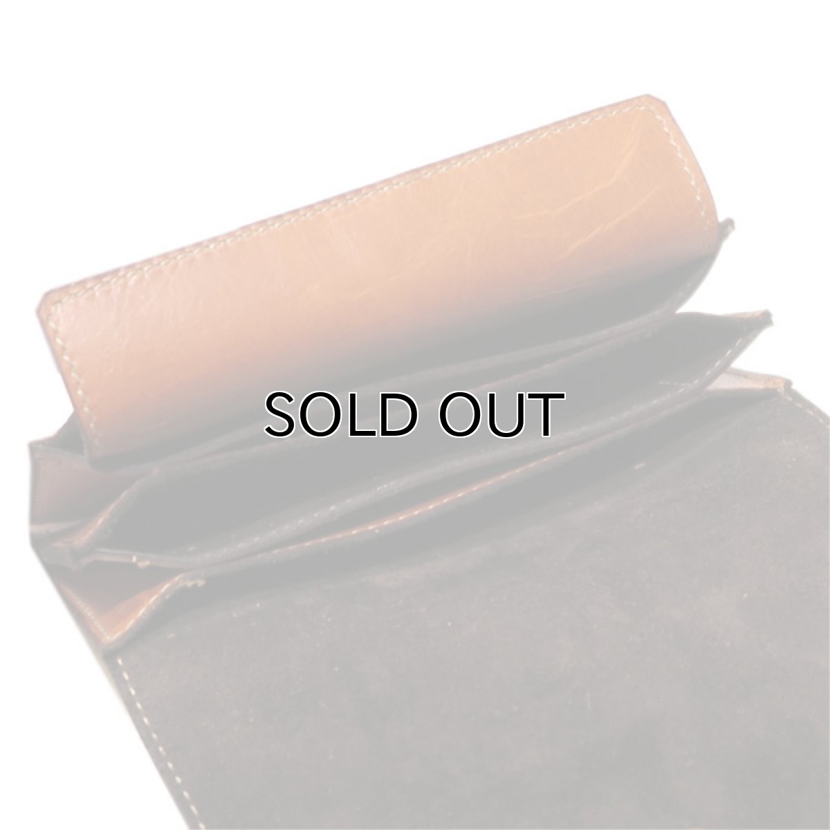 画像7: "JUTTA NEUMANN" Leather Wallet "Waiter's Wallet"  -MEDIUM SIZE-　color : Caramel / Dark Brown (7)