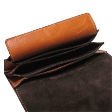 画像7: "JUTTA NEUMANN" Leather Wallet "Waiter's Wallet"  -MEDIUM SIZE-　color : Caramel / Dark Brown (7)