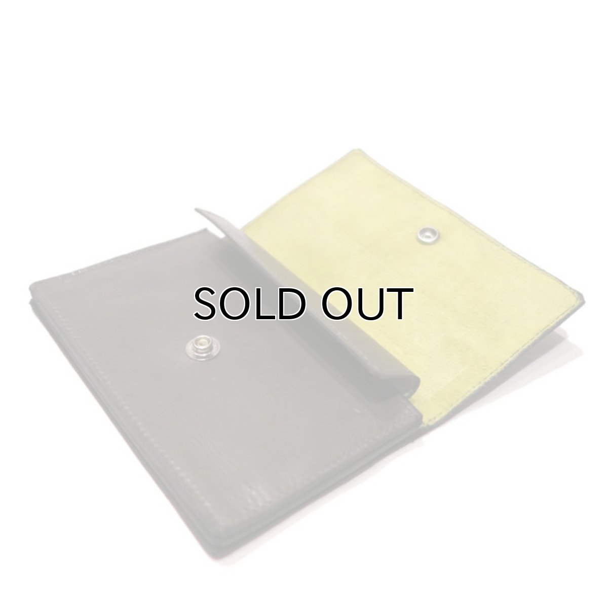 画像5: "JUTTA NEUMANN" Leather Wallet "Waiter's Wallet"  -MEDIUM SIZE-　color : Olive / Lime (5)