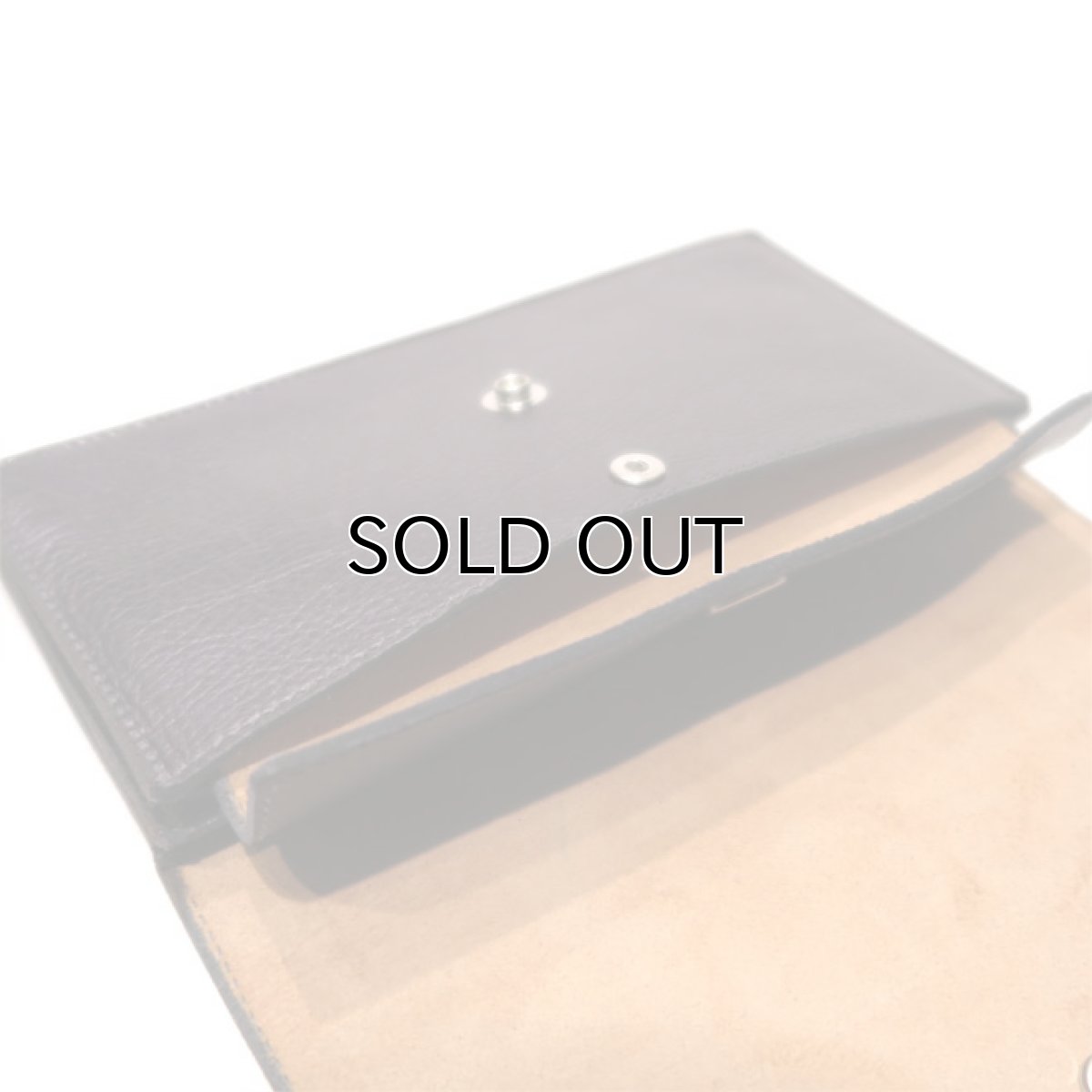 画像8: "JUTTA NEUMANN" Leather Wallet "Waiter's Wallet" -長財布-　color : Purple / Light Brown  (8)