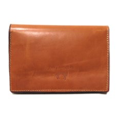 画像2: "JUTTA NEUMANN" Leather Wallet "Waiter's Wallet"  -MEDIUM SIZE-　color : Caramel / Dark Brown (2)