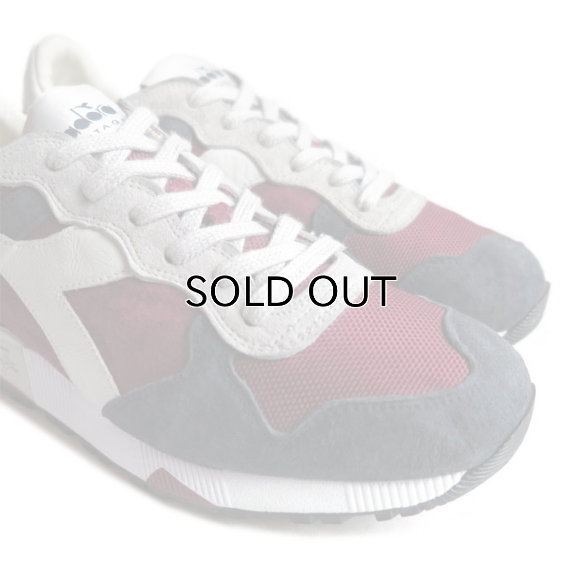 画像5: NEW DIADORA "HERITAGE LINE" Leather Sneaker　color : NAVY/BURGUNDY　size US 9 (5)