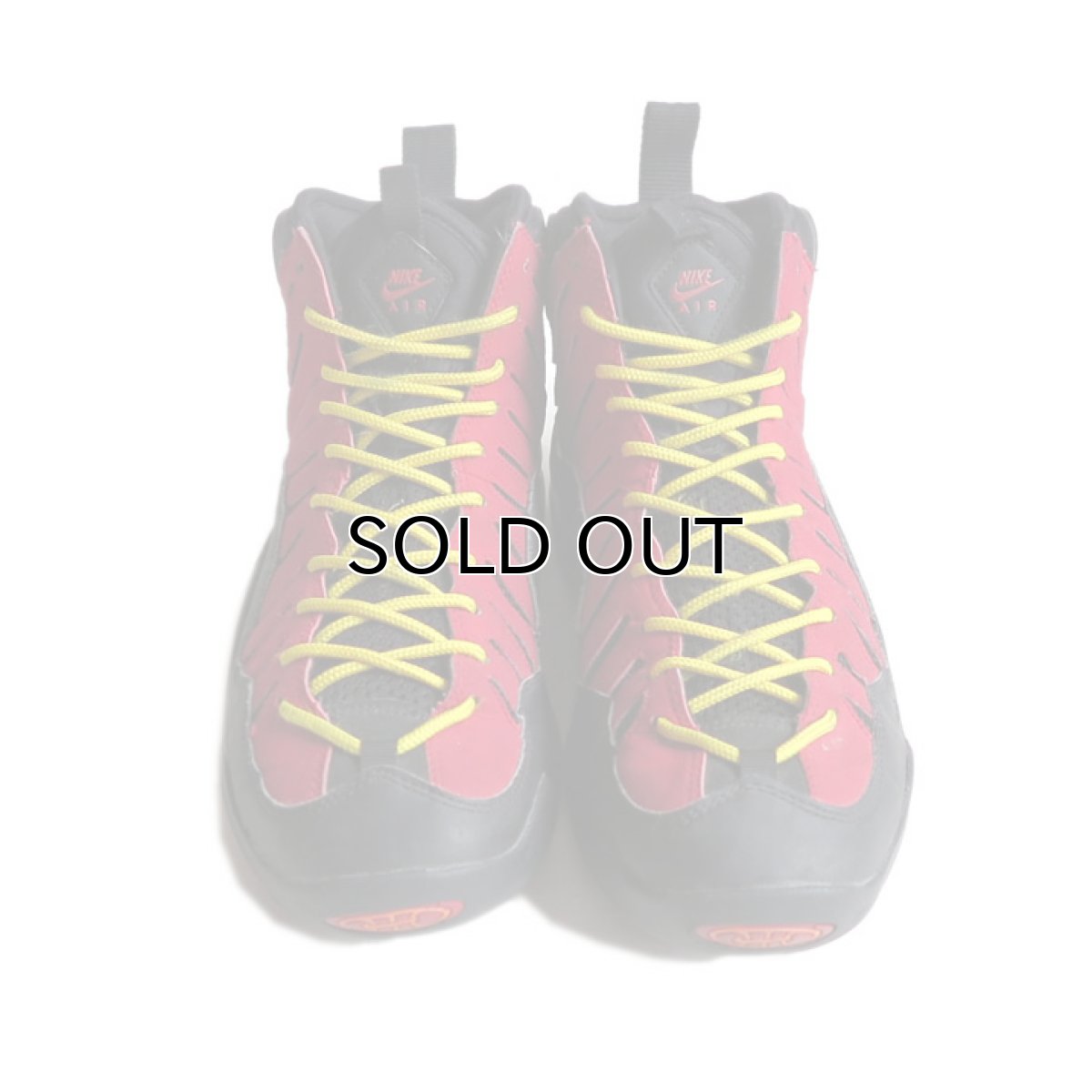 画像2: 2014's NIKE "AIR BAKIN" Basketball Shoes　color : BLACK/RED　size US 9,5 (2)