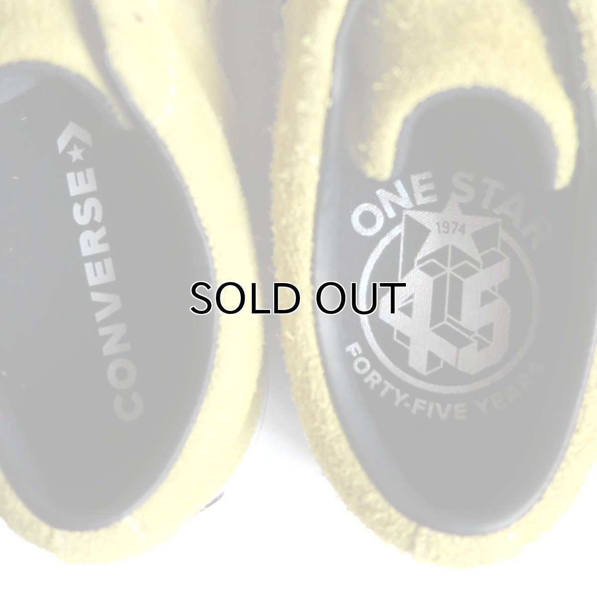 画像7: NEW CONVERSE "ONE STAR" Suede Sneaker -45 Years Limited Model-　color : YELLOW　size US 8, 8.5, 9,  10 (7)
