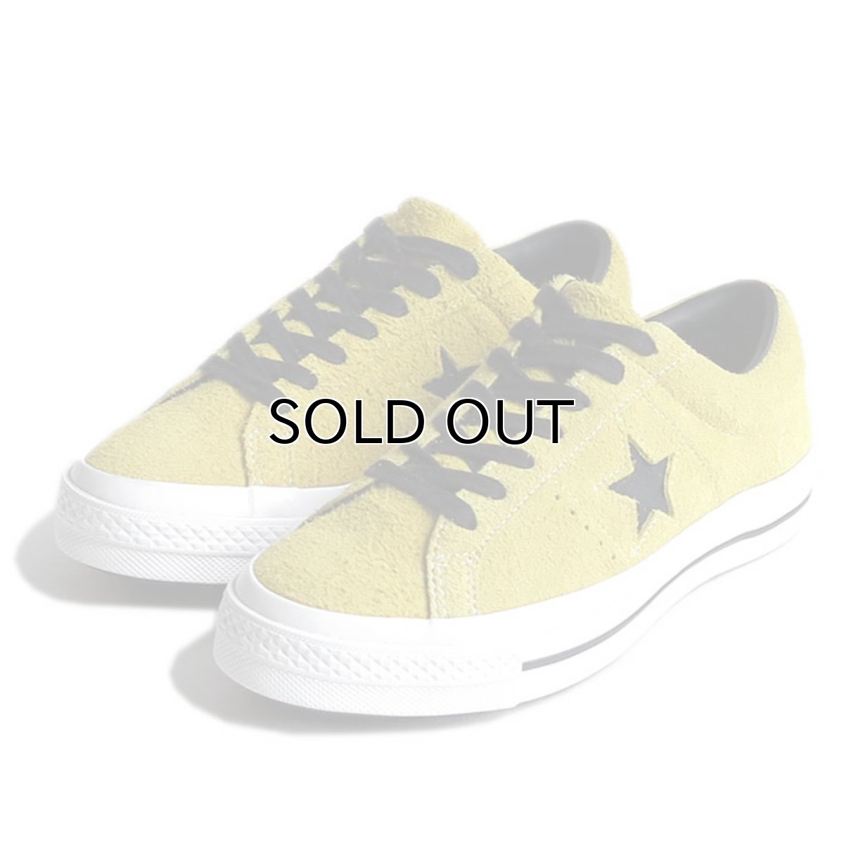 画像1: NEW CONVERSE "ONE STAR" Suede Sneaker -45 Years Limited Model-　color : YELLOW　size US 8, 8.5, 9,  10 (1)