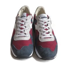 画像2: NEW DIADORA "HERITAGE LINE" Leather Sneaker　color : NAVY/BURGUNDY　size US 9 (2)