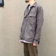 画像10: Riprap "Broad Cotton Semi Open Collar Shirt"  color : BROWN　size MEDIUM, LARGE, X-LARGE (10)