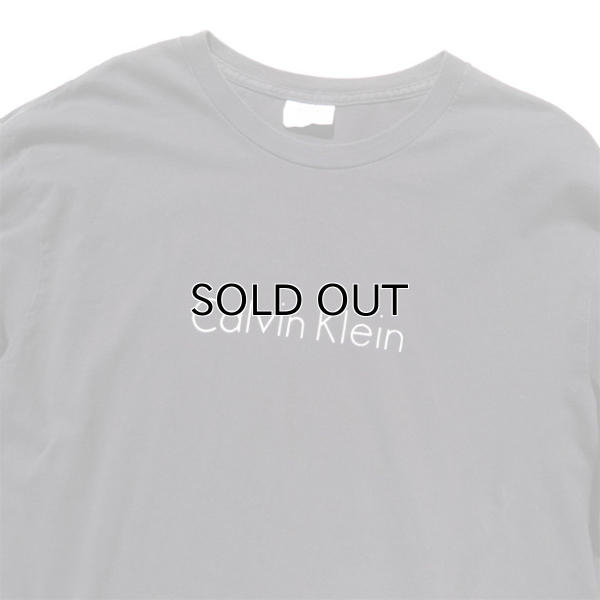 画像3: Calvin Klein Logo Print L/S T-Shirt　color : BLACK　size LARGE (3)