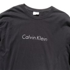 画像3: Calvin Klein Logo Print L/S T-Shirt　color : BLACK　size LARGE (3)