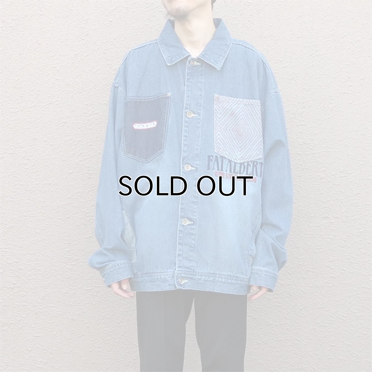 画像9: PLATINUM FUBU Fat Albert Denim Jacket  -DEAD STOCK- color : BLUE DENIM size XXL(表記XXL) (9)