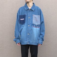 画像9: PLATINUM FUBU Fat Albert Denim Jacket  -DEAD STOCK-　color : BLUE DENIM　size XXL(表記XXL) (9)