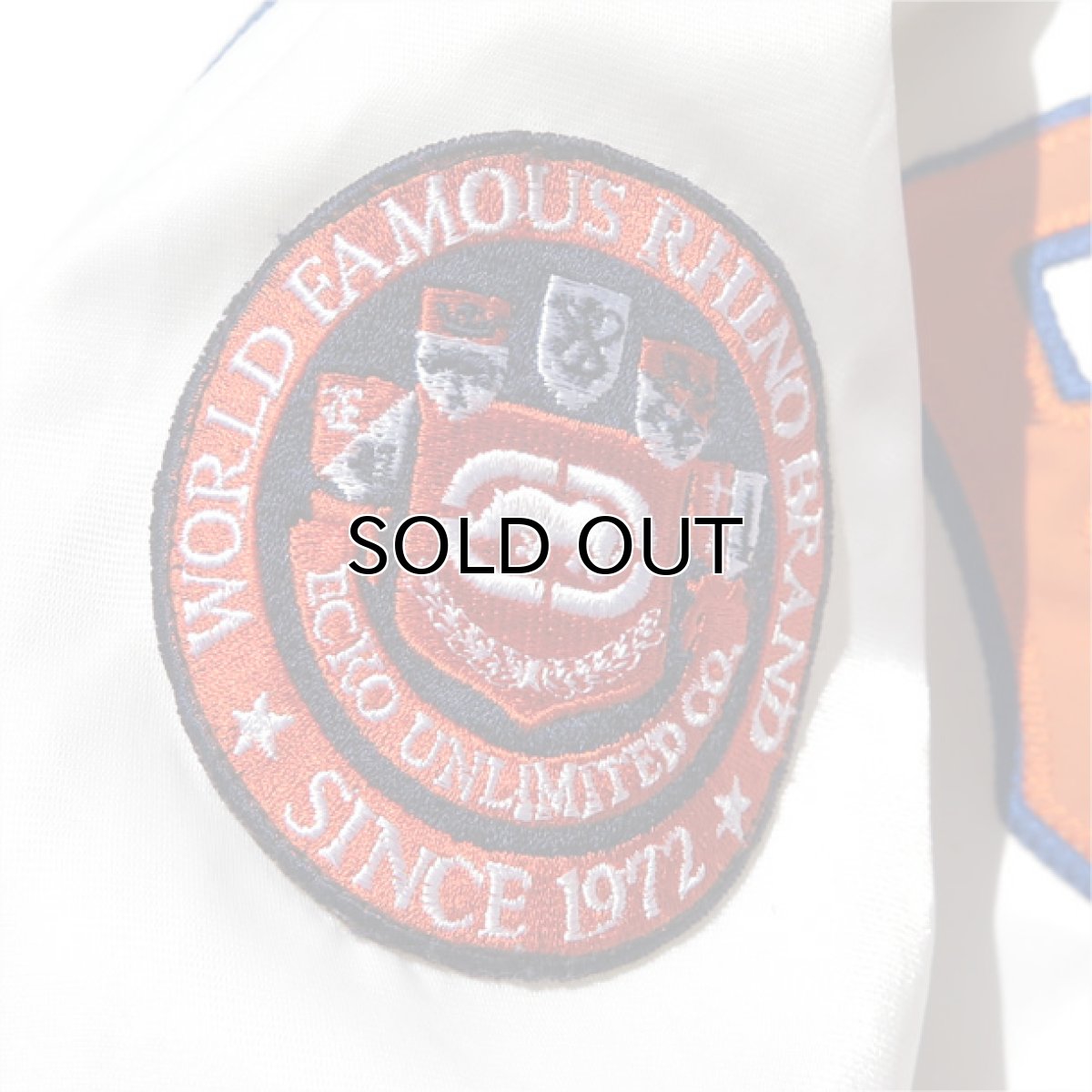 画像7: 1990's ECKO  Nylon Satin Zip up Jacket color : OFF/BLUE/ORANGE size XXL(表記L) (7)