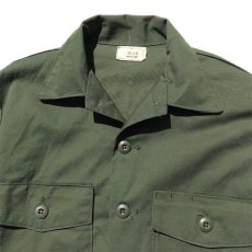 画像5: 1980's U.S. ARMY Utility Shirt -Hand Painting-　color : OLIVE　size M(表記15 1/2) (5)