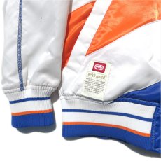 画像6: 1990's ECKO  Nylon Satin Zip up Jacket　color : OFF/BLUE/ORANGE　size XXL(表記L) (6)